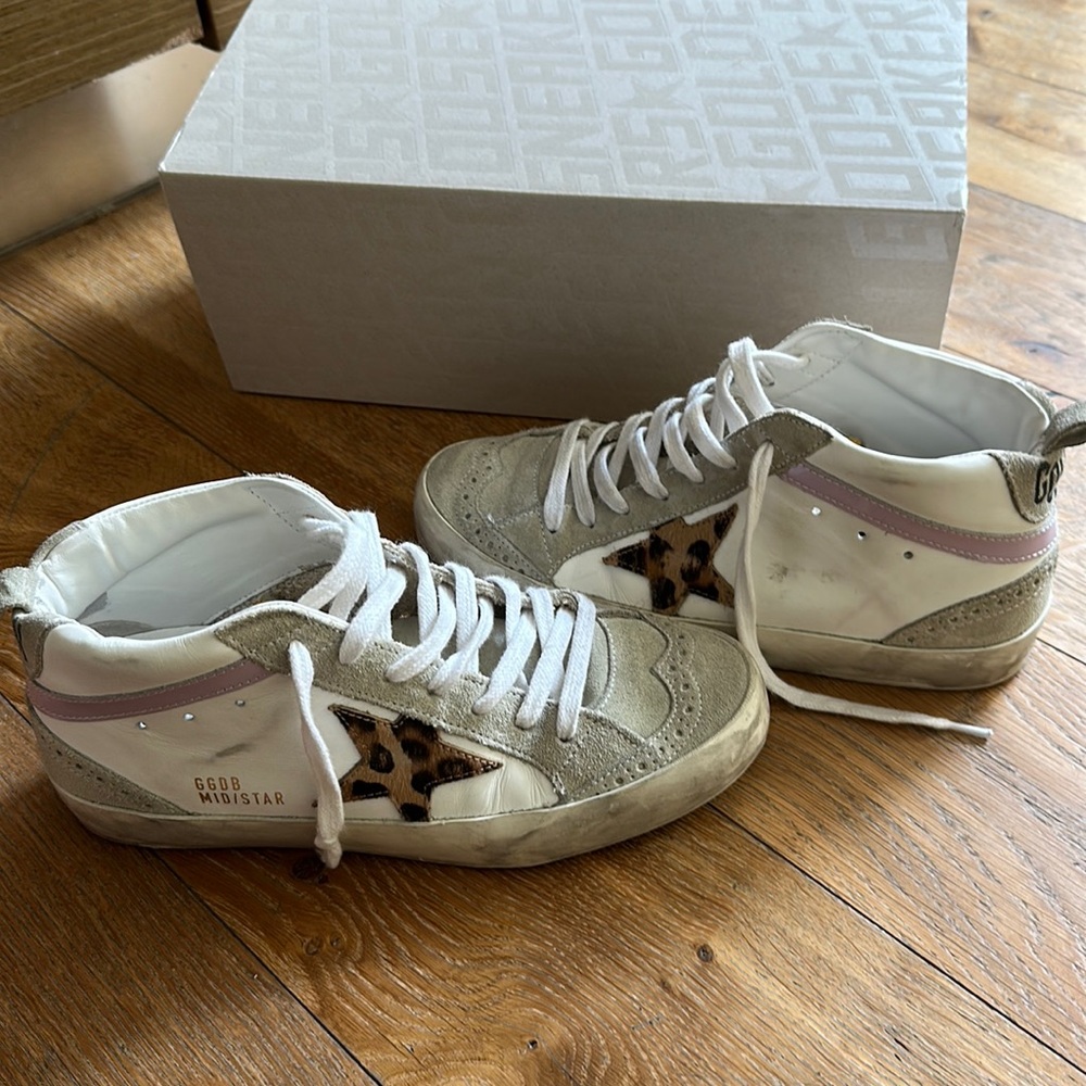 Golden Goose Mid Star Sneakers - Size 7